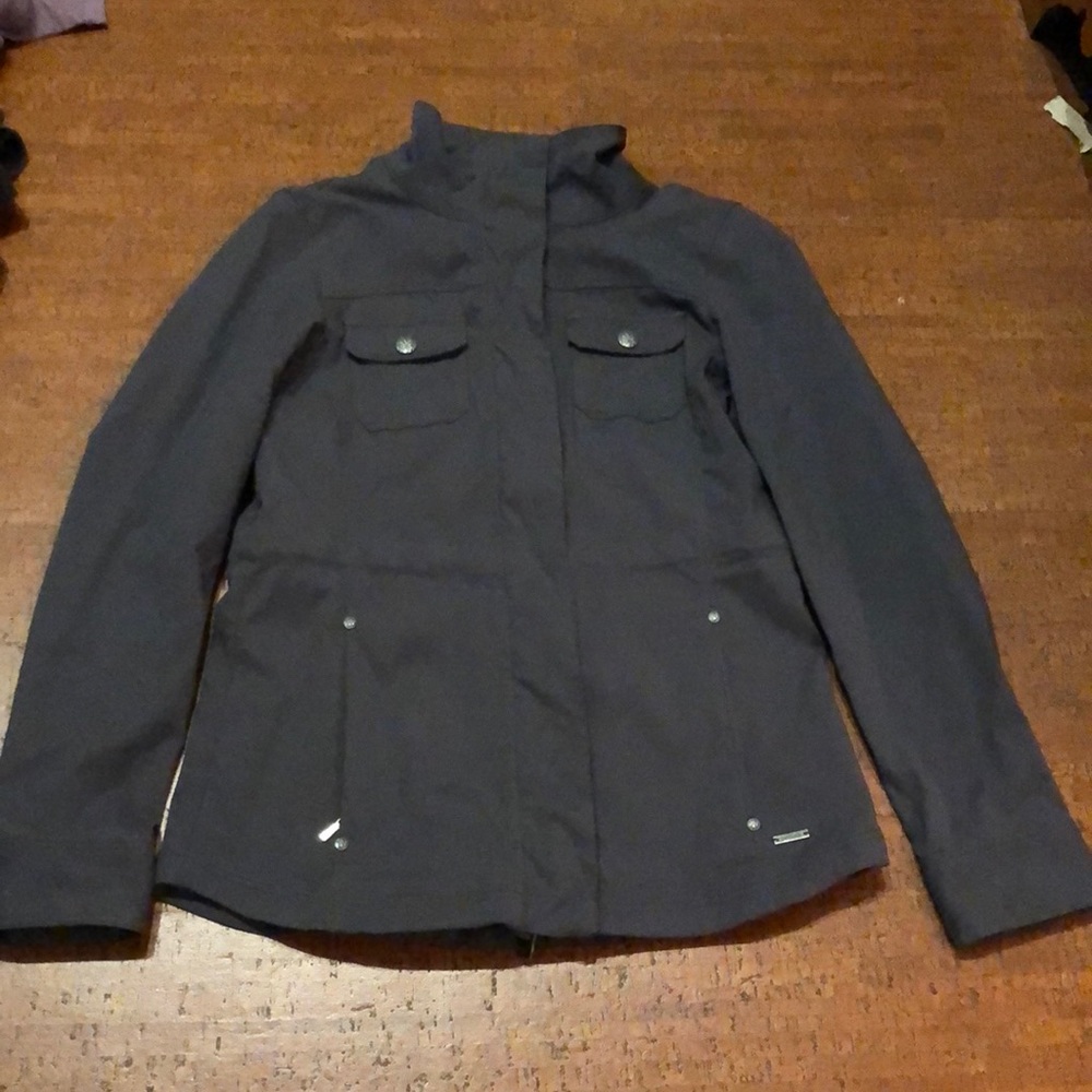 Prana charcoal grey light weight jacket